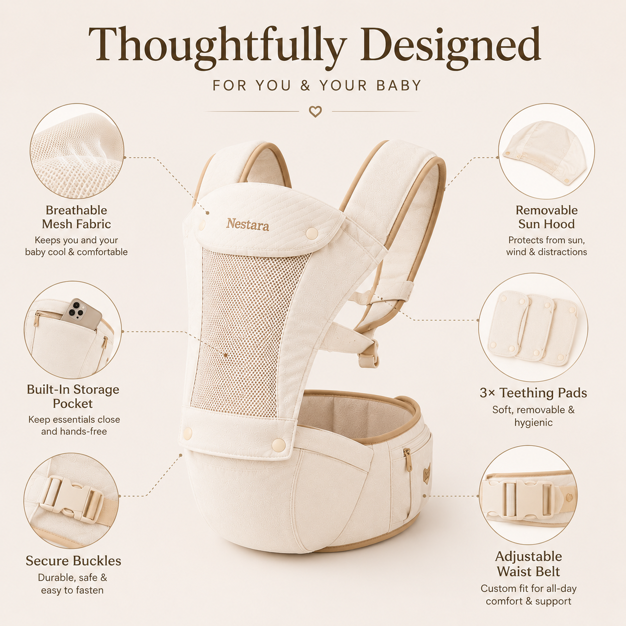 Nestara Baby Carrier