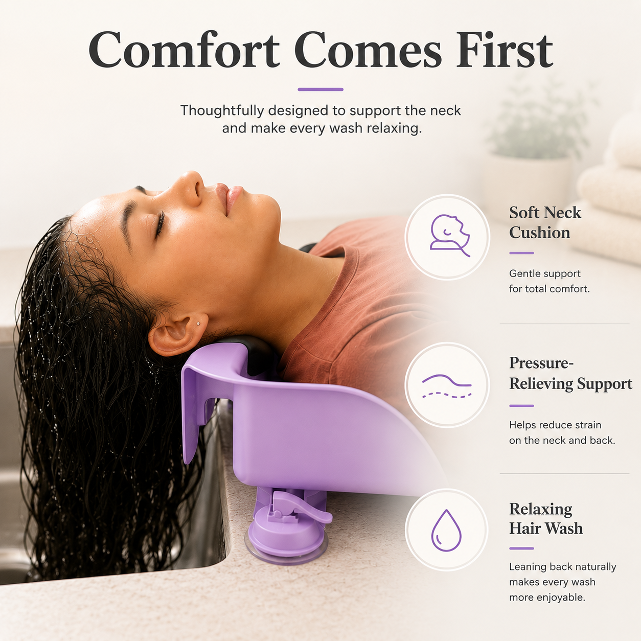Nestara Portable Hair Wash Basin