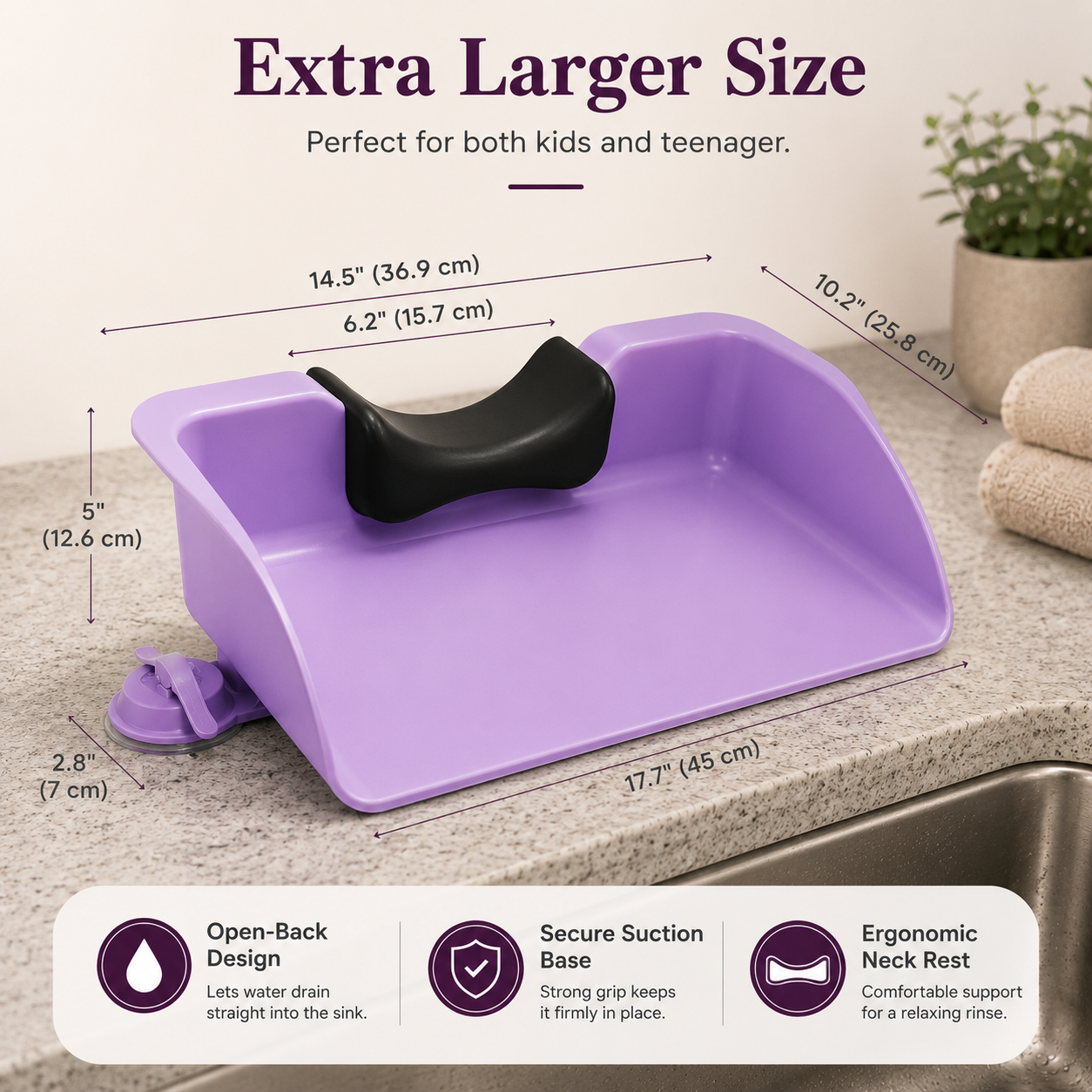 Nestara Portable Hair Wash Basin